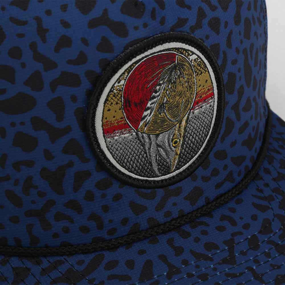 Dead Drift Fly Fishing Hat – Adjustable Trucker Cap with Rope Detail