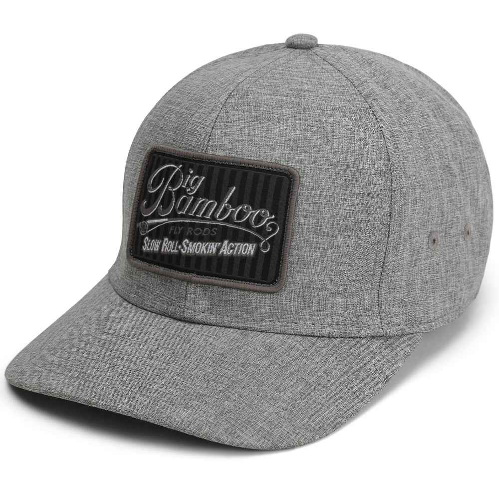 Big Bamboo Fly Rod Heathered Snap-Back 6-Panel Fly Fishing Patch Cap