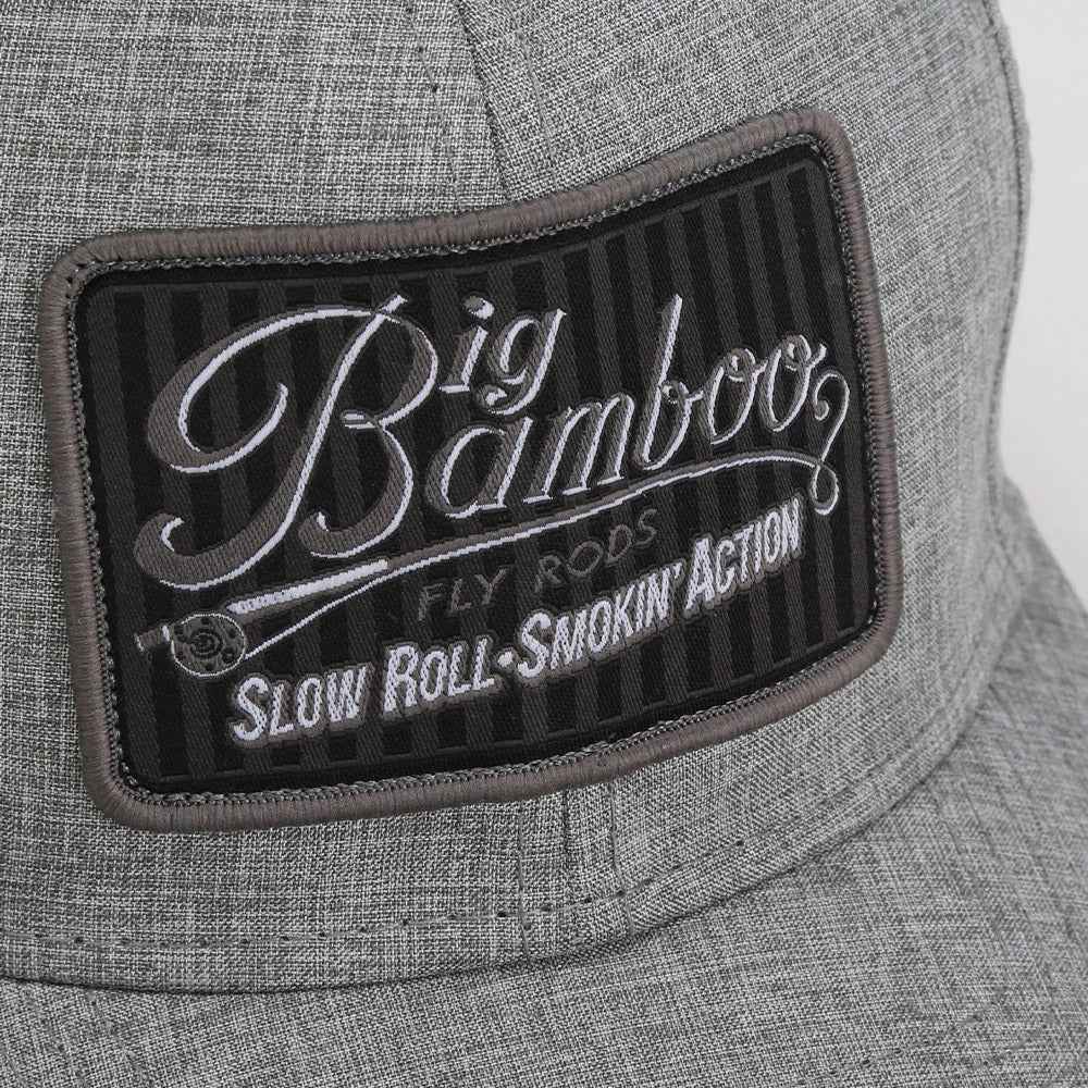 Big Bamboo Fly Rod Heathered Snap-Back 6-Panel Fly Fishing Patch Cap