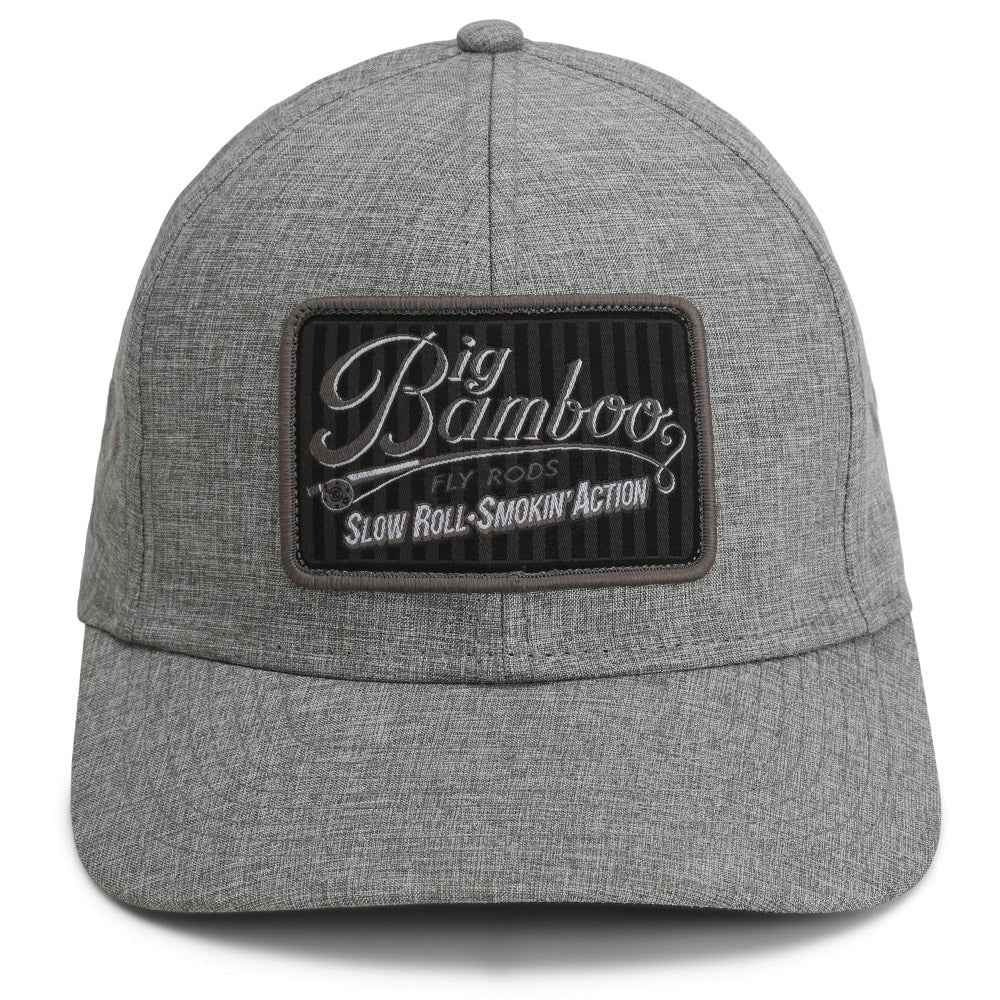 Big Bamboo Fly Rod Heathered Snap-Back 6-Panel Fly Fishing Patch Cap