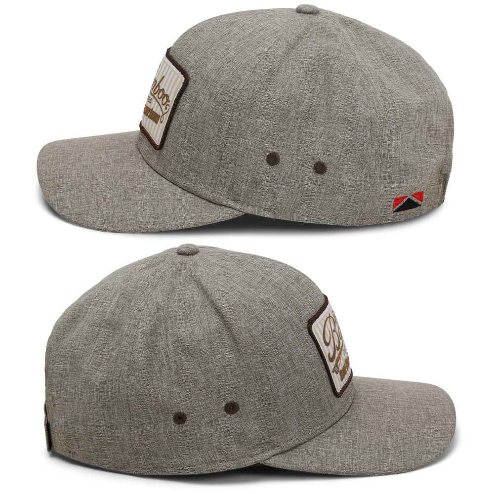 Big Bamboo Fly Rod Heathered Snap-Back 6-Panel Fly Fishing Patch Cap