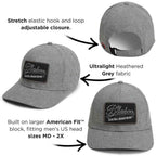Big Bamboo Fly Rod Heathered Snap-Back 6-Panel Fly Fishing Patch Cap