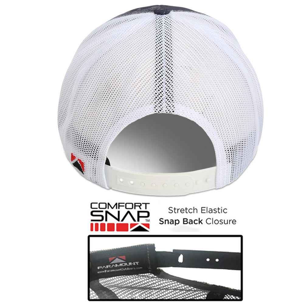 Fly Fishing Mesh Hat - Fly or Die Hat with Mesh Back and Rope Design