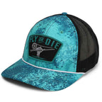 Fly Fishing Mesh Hat - Fly or Die Hat with Mesh Back and Rope Design