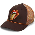 Trout Fishing Hat with Tongue Fly Patch and Mesh Back Rope Cap