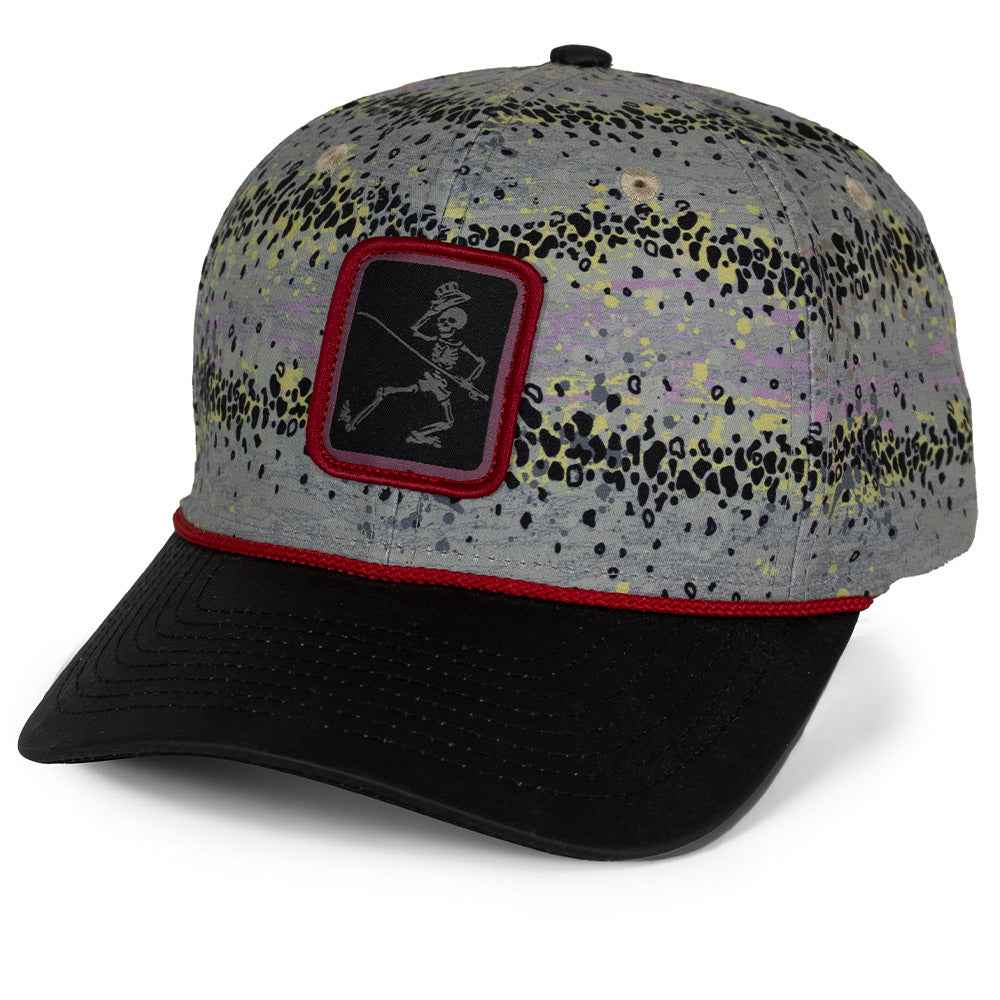 Dancing Skeletons Cap - Rainbow Trout 6-Panel Rope Hat