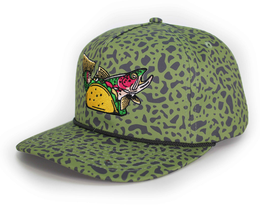 Vintage Fish Tacos Snap-Back 5-Panel Fly Fishing Hat