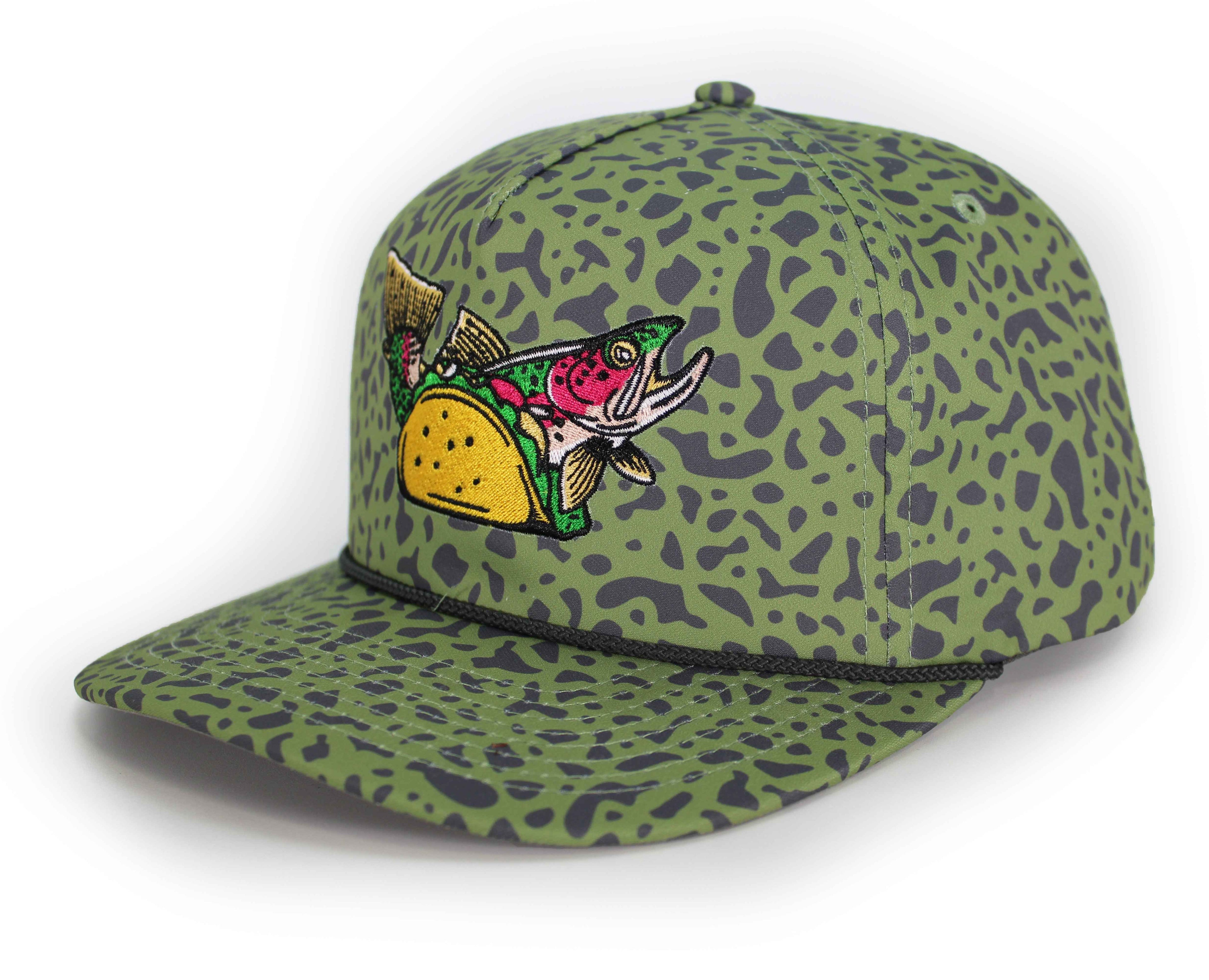 Vintage Fish Tacos Snap-Back 5-Panel Fly Fishing Hat