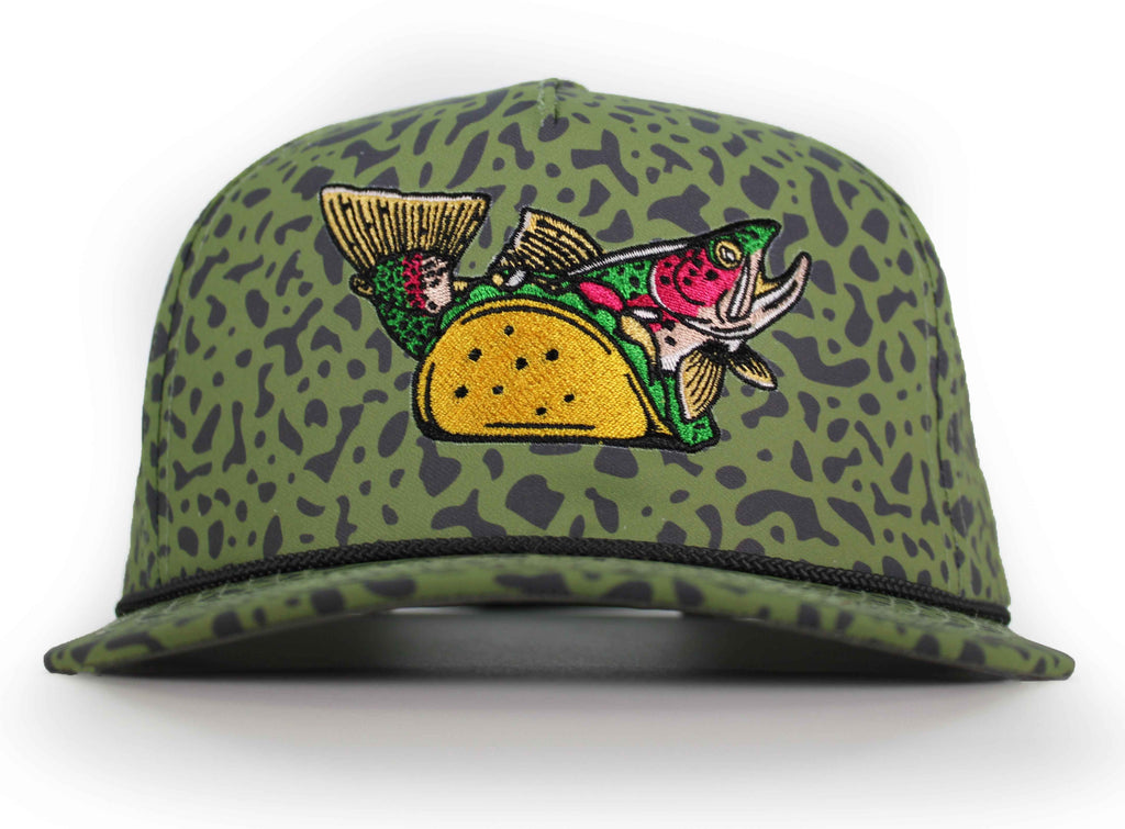 Vintage Fish Tacos Snap-Back 5-Panel Fly Fishing Hat