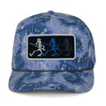 Dancing Skeletons Fly Fishing Cap - Trucker Tie Dye Rope Style