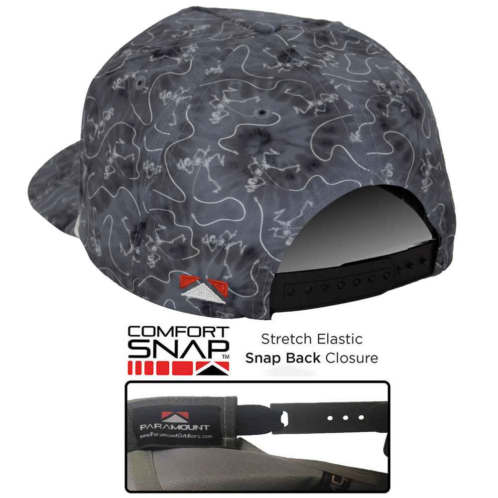 Dancing Skeletons Fly Fishing Cap - Trucker Tie Dye Rope Style