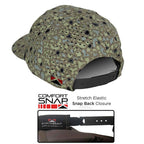Big Foot Squatch Fishing Cap - Perforated 6-Panel Rope Cap in Tan