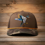 Wood Duck Trucker Hat - 6-Panel Mesh Back Design