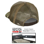 Mallard Drake Camo Trucker 5-Panel Cap - Old School Style