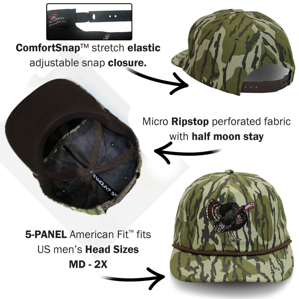 Turkey Gobbler Trucker Hat - Original Bottomland Camo