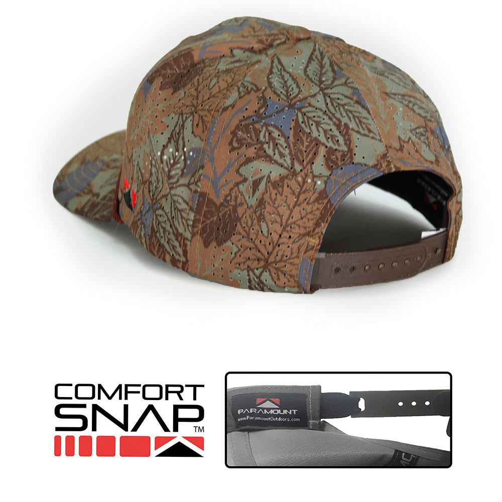 Sunset Bear Trucker Hat with Cloud Texture - 5-Panel Design