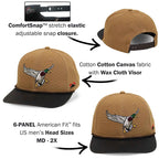 Canvas Duck Hat with Wax Visor - Mallard Drake Design