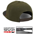 Canvas Duck Hat with Wax Visor - Mallard Drake Design