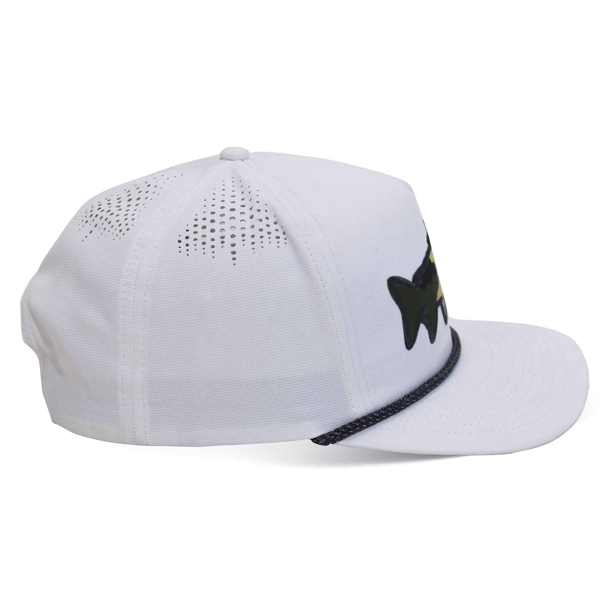 Sunset Fish Silhouette Cap - 5-Panel Performance Rope Cap
