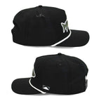 Sunset Fish Silhouette Cap - 5-Panel Performance Rope Cap