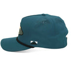 Sunset Fish Silhouette Cap - 5-Panel Performance Rope Cap