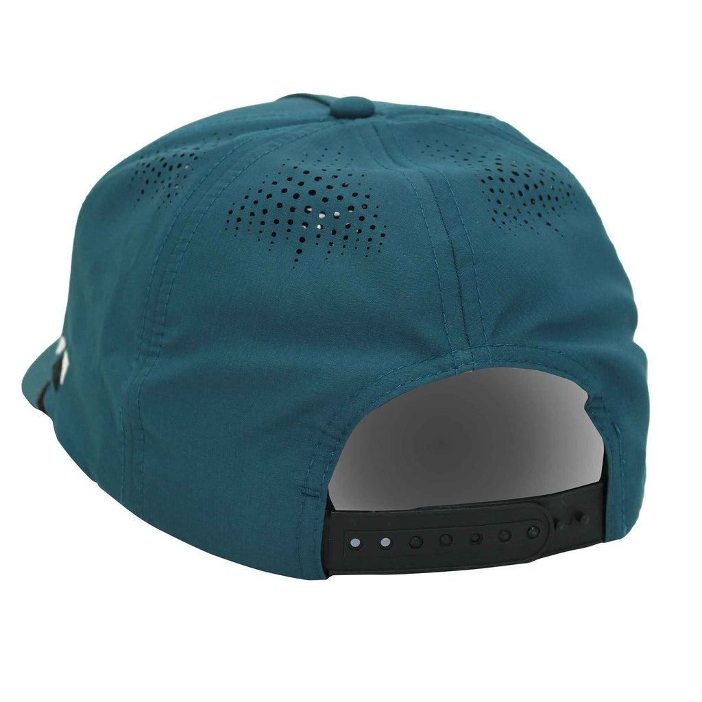 Sunset Fish Silhouette Cap - 5-Panel Performance Rope Cap