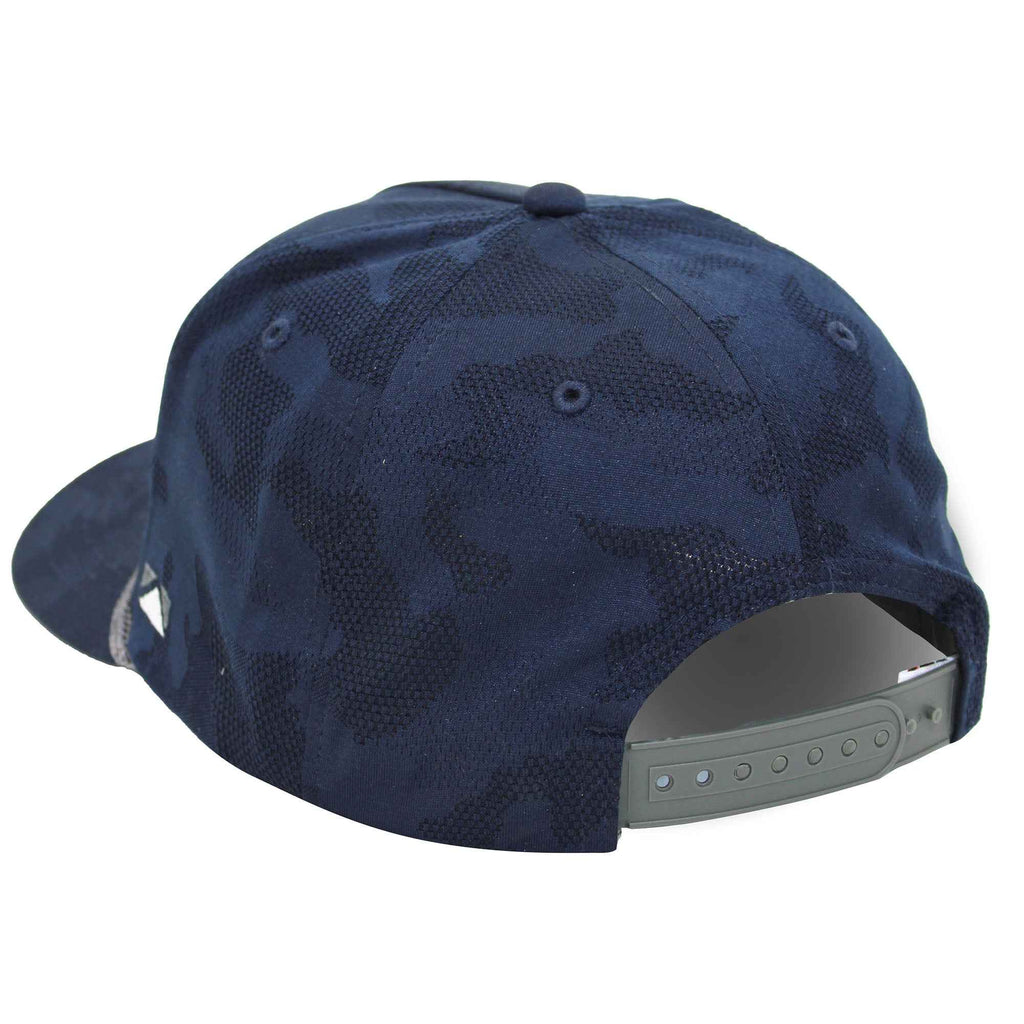 Wolf Howl Cloud Texture Snap-Back 5-Panel Rope Cap