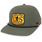 Bigfoot Forestry Hat - Department of Recreation Forestry Cap