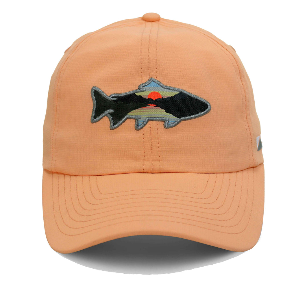Women's Ponytail Cap - Sunset Trout 6-Panel Hat for Ultimate Comfort and Style