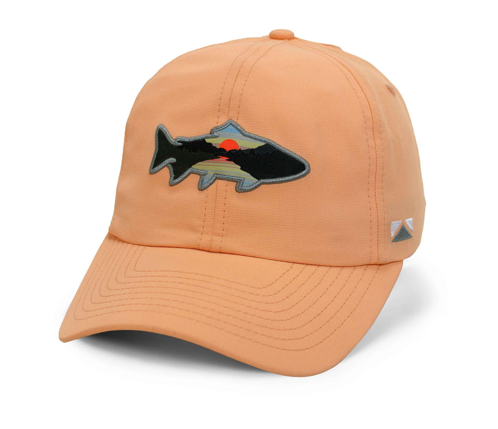 Women's Ponytail Cap - Sunset Trout 6-Panel Hat for Ultimate Comfort and Style