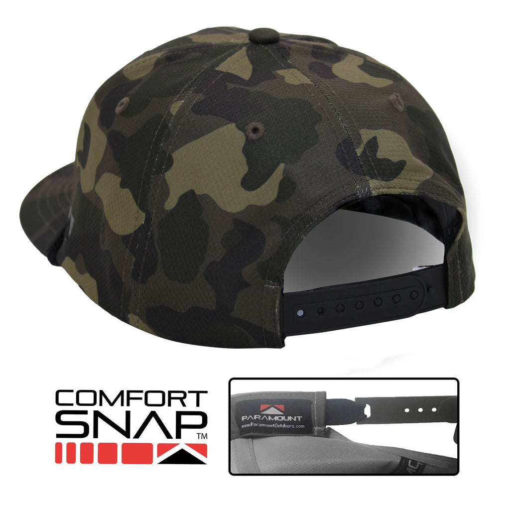 Black Lab Performance Rope Cap — Dark Old School Camo Hunting Hat