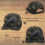 Clear Water Trading Co. — Black Lab Performance Rope Cap (Old‑School Camo)