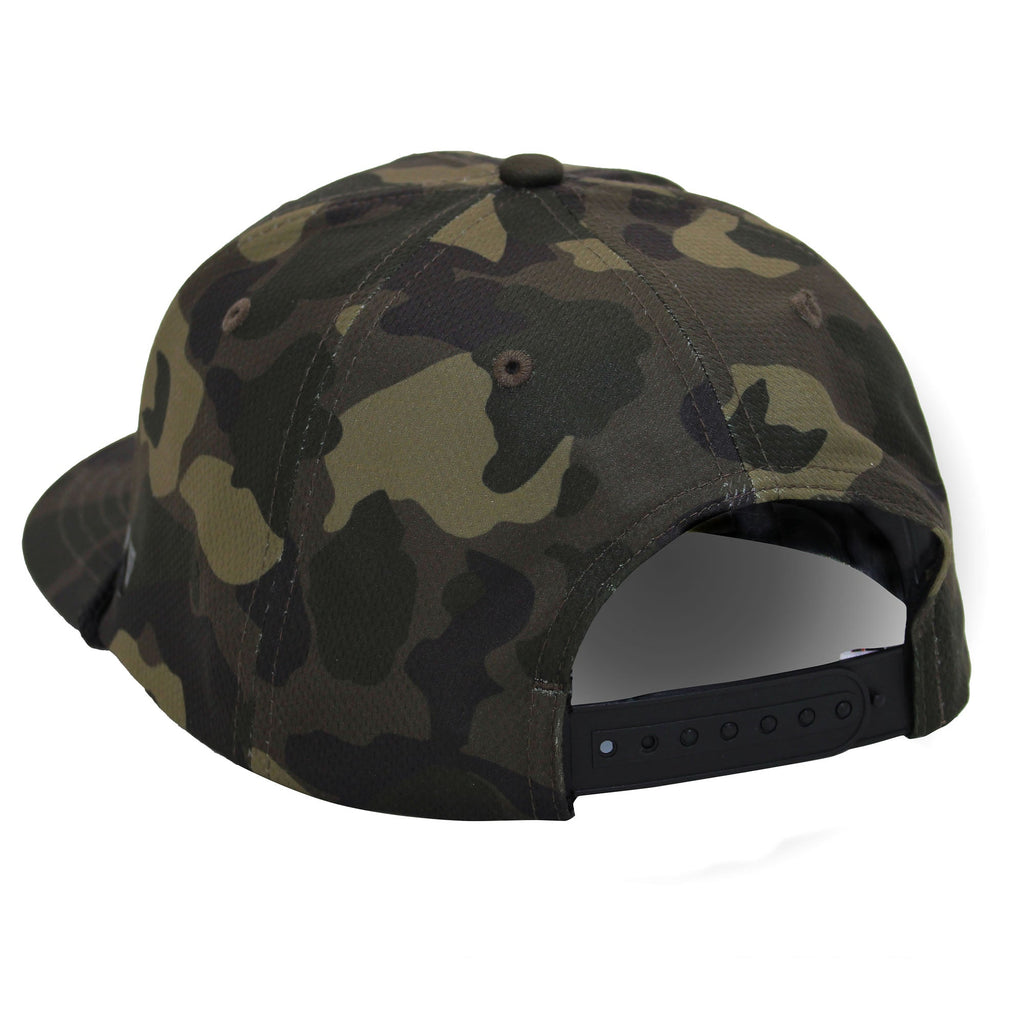 Black Lab Performance Rope Cap — Dark Old School Camo Hunting Hat