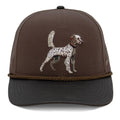 English Setter Rope Cap — Vintage Wax Cloth Visor Bird Dog Hunting Hat