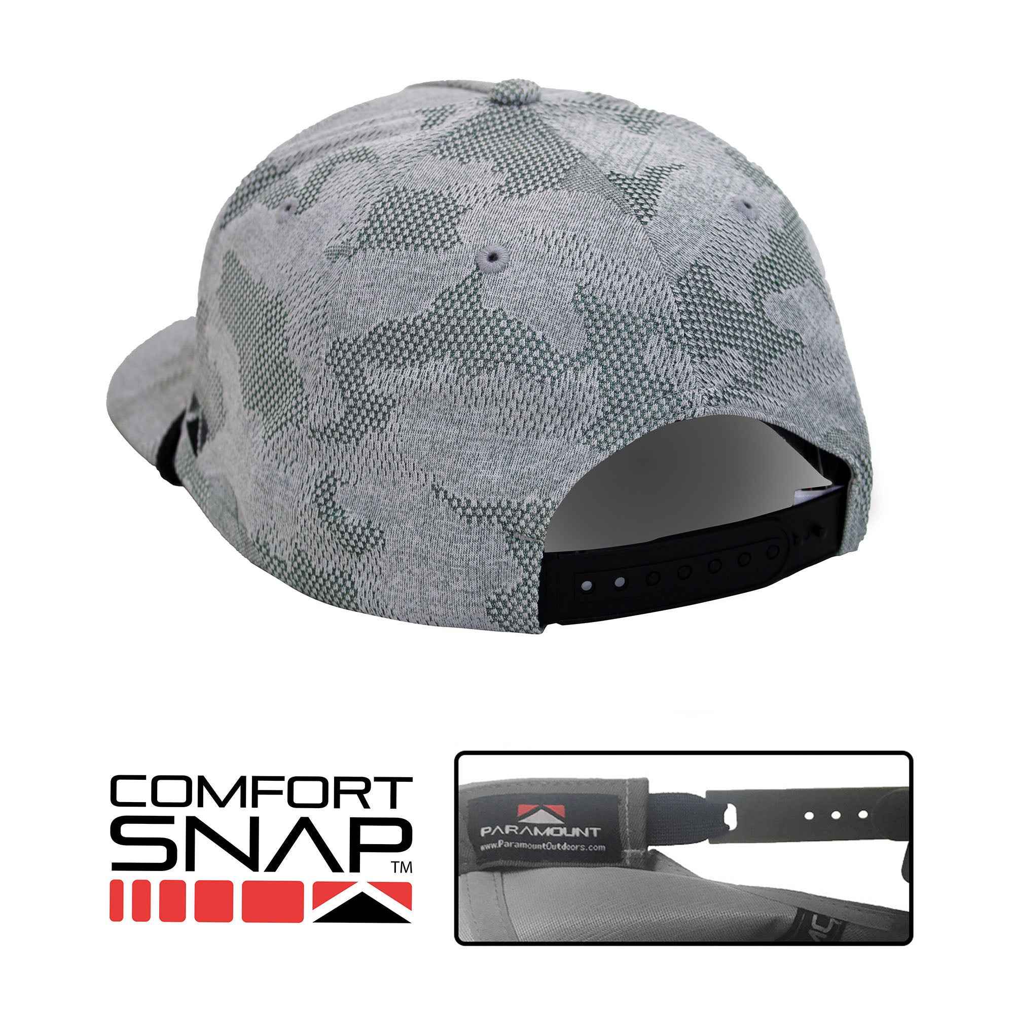 Sunset Bear Trucker Hat with Cloud Texture - 5-Panel Design