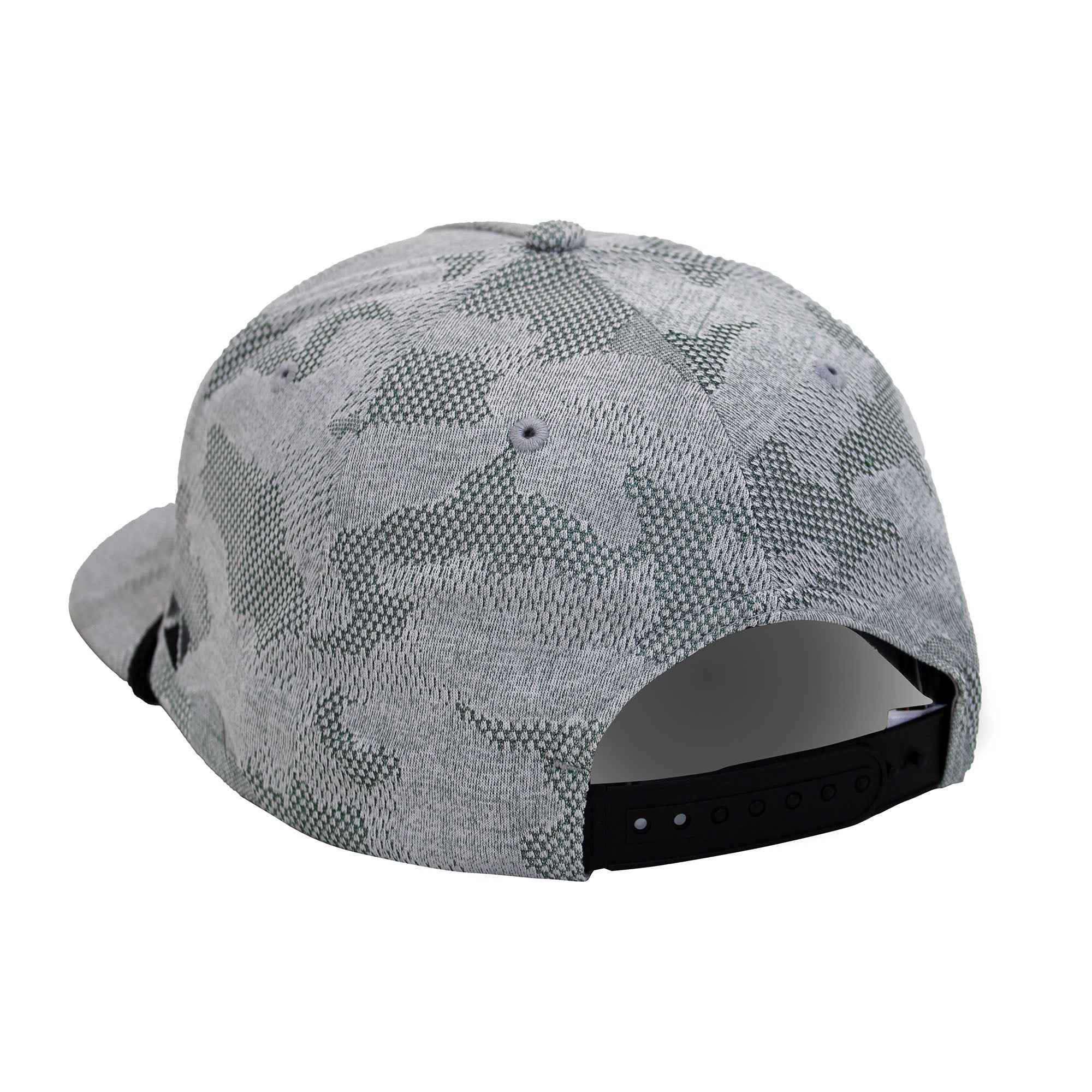 Sunset Bear Trucker Hat with Cloud Texture - 5-Panel Design