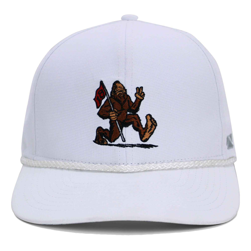 Golf Sasquatch Bigfoot Final Hole Snap-Back Performance Rope Cap