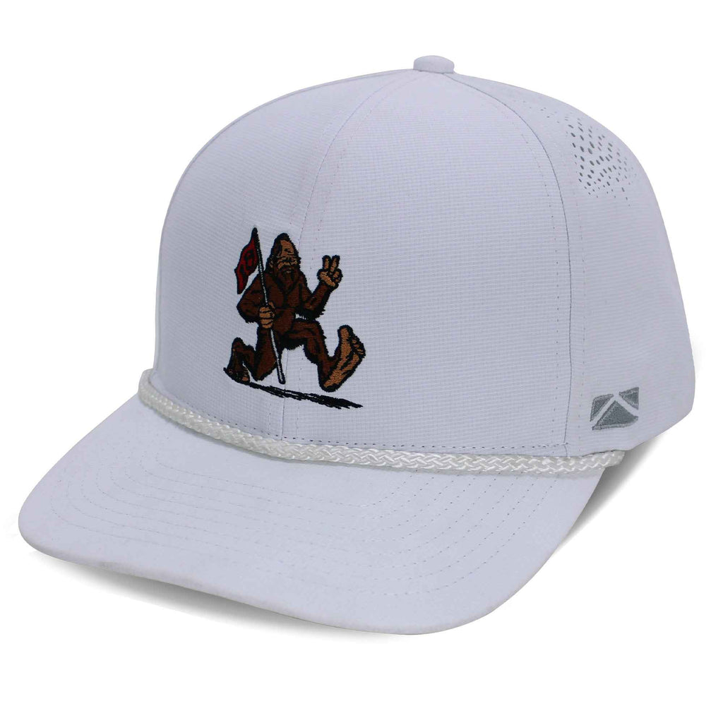 Golf Sasquatch Bigfoot Final Hole Snap-Back Performance Rope Cap