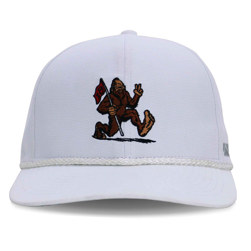 Golf Sasquatch Bigfoot Final Hole Snap-Back Performance Rope Cap
