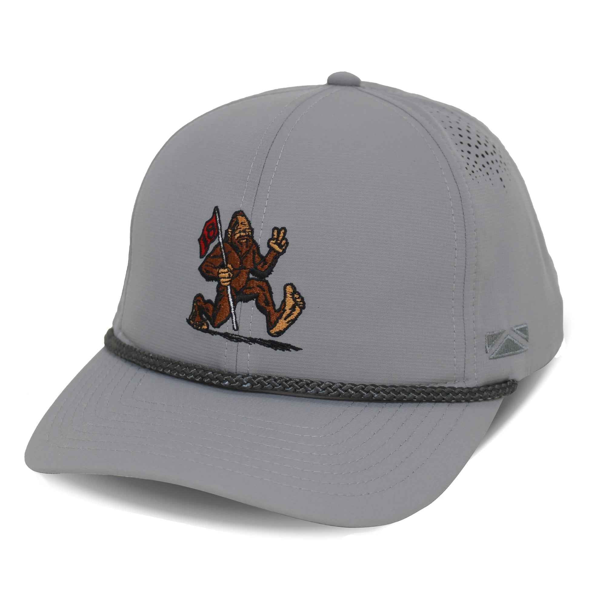 Golf Sasquatch Bigfoot Final Hole Snap-Back Performance Rope Cap
