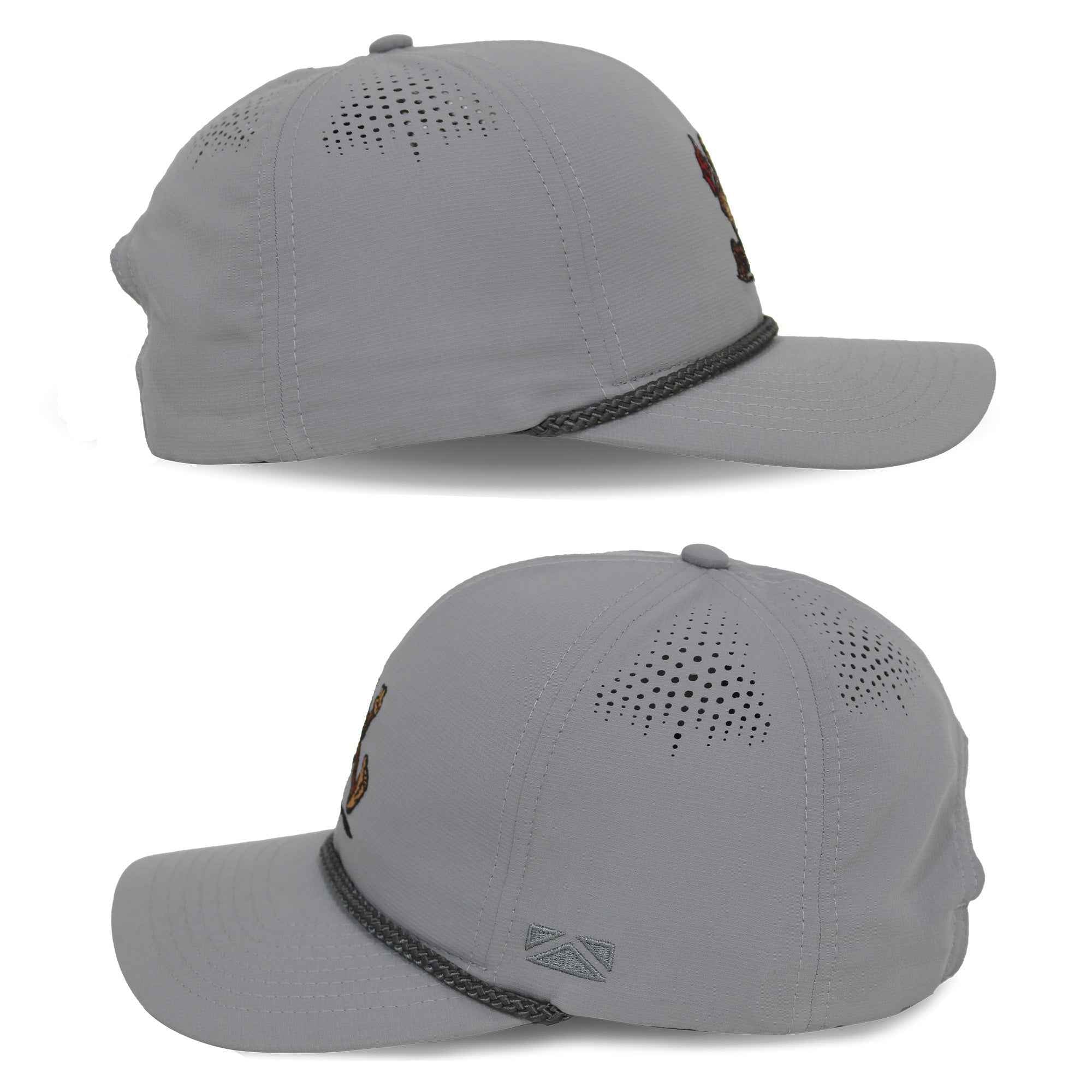 Golf Sasquatch Bigfoot Final Hole Snap-Back Performance Rope Cap