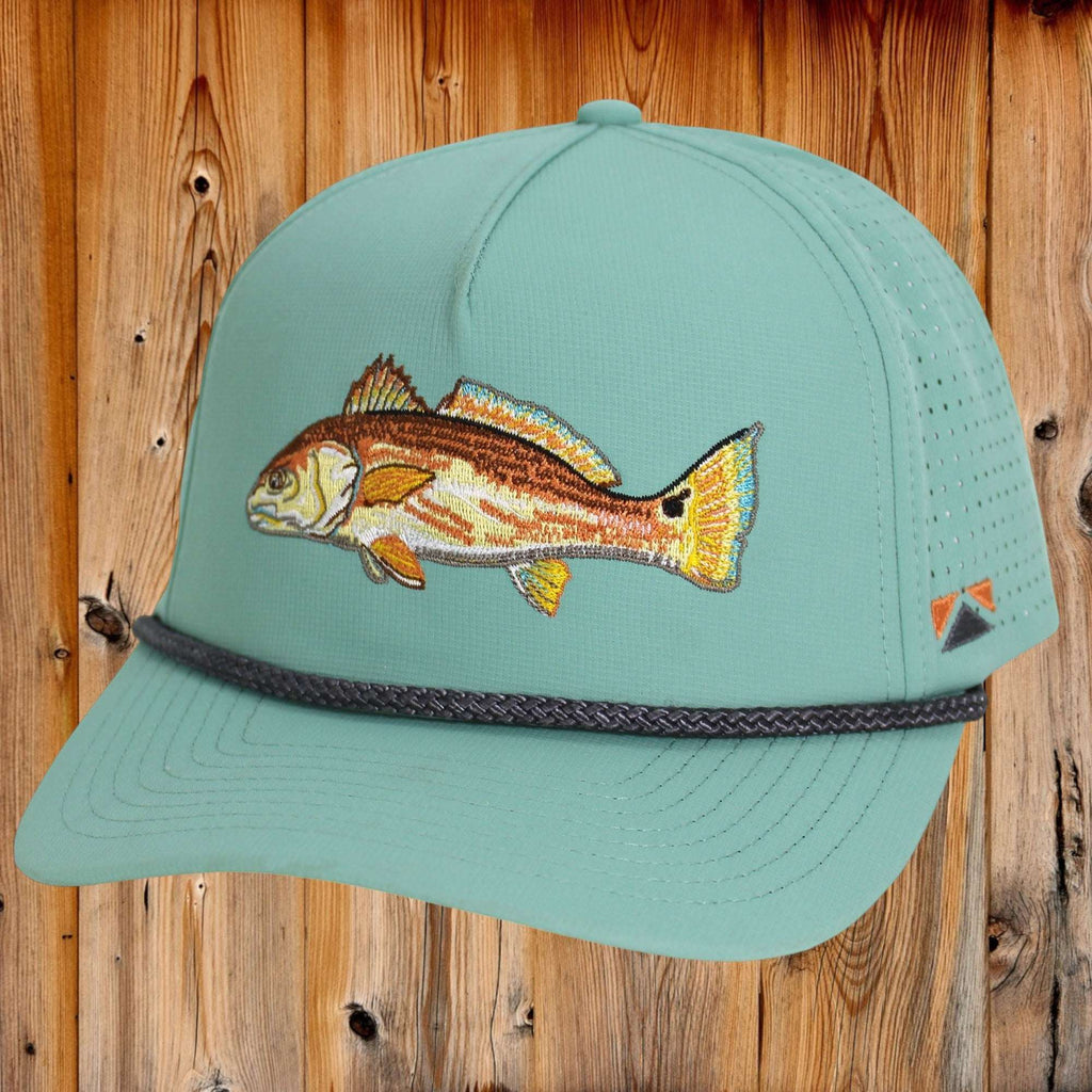 Clear Water Trading Co. — Redfish Perforated Performance Rope Cap - Clear Water Trading Co.