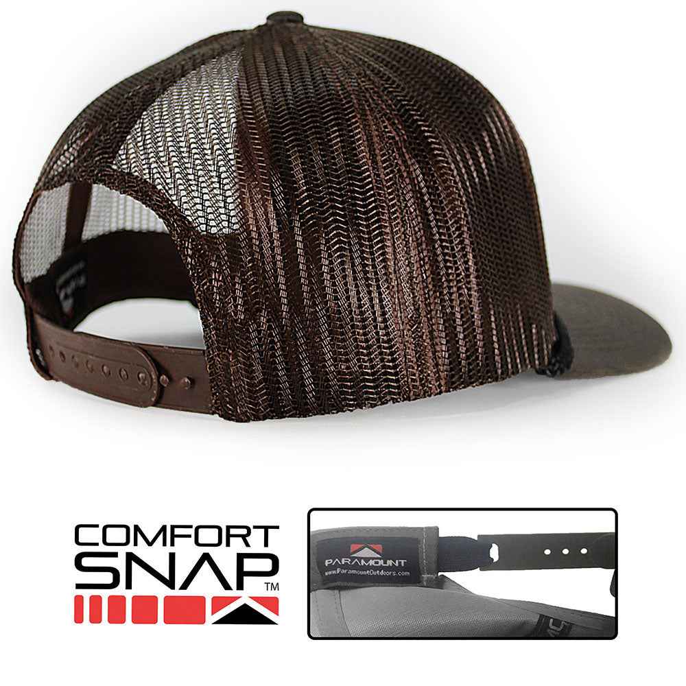 Vintage Wax Cloth Snap-Back Deer Patch Cap