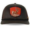 Vintage Wax Cloth Snap-Back Deer Patch Cap