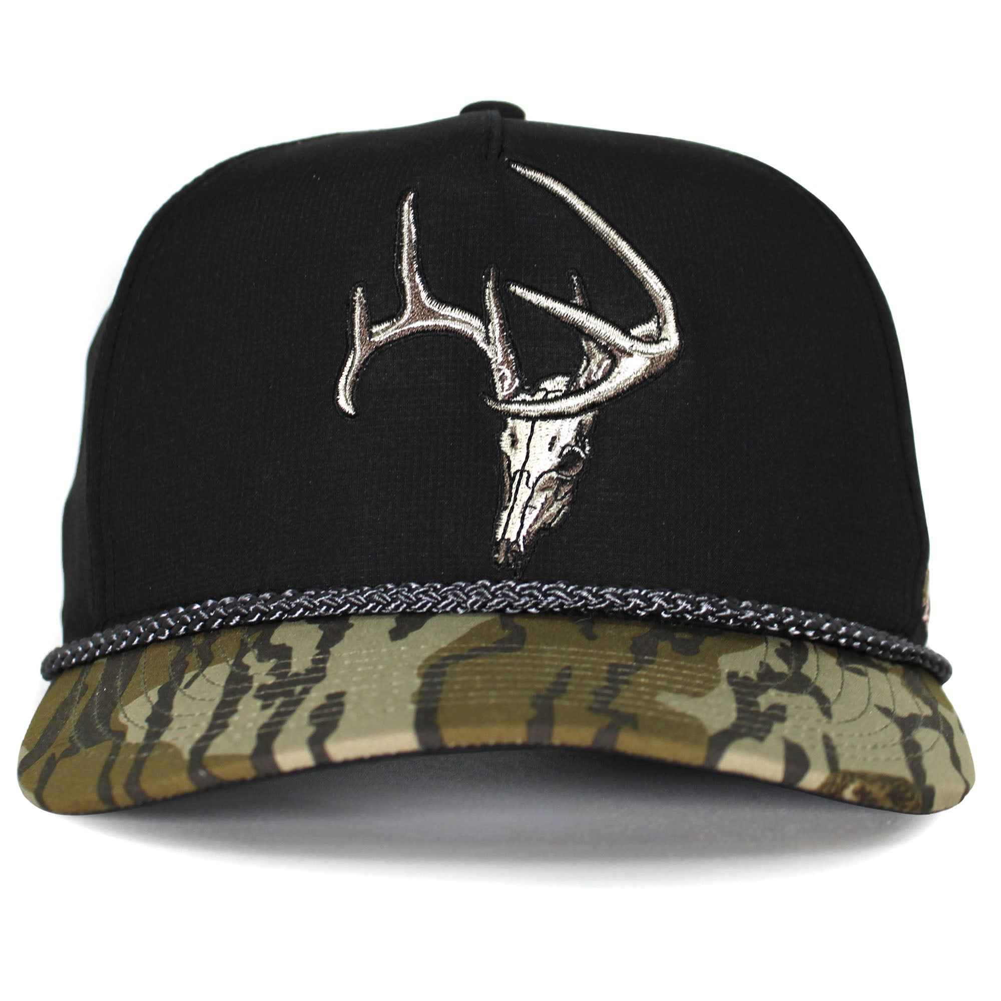 Vintage Snap-Back Bottomland Deer Skull Trucker Hat