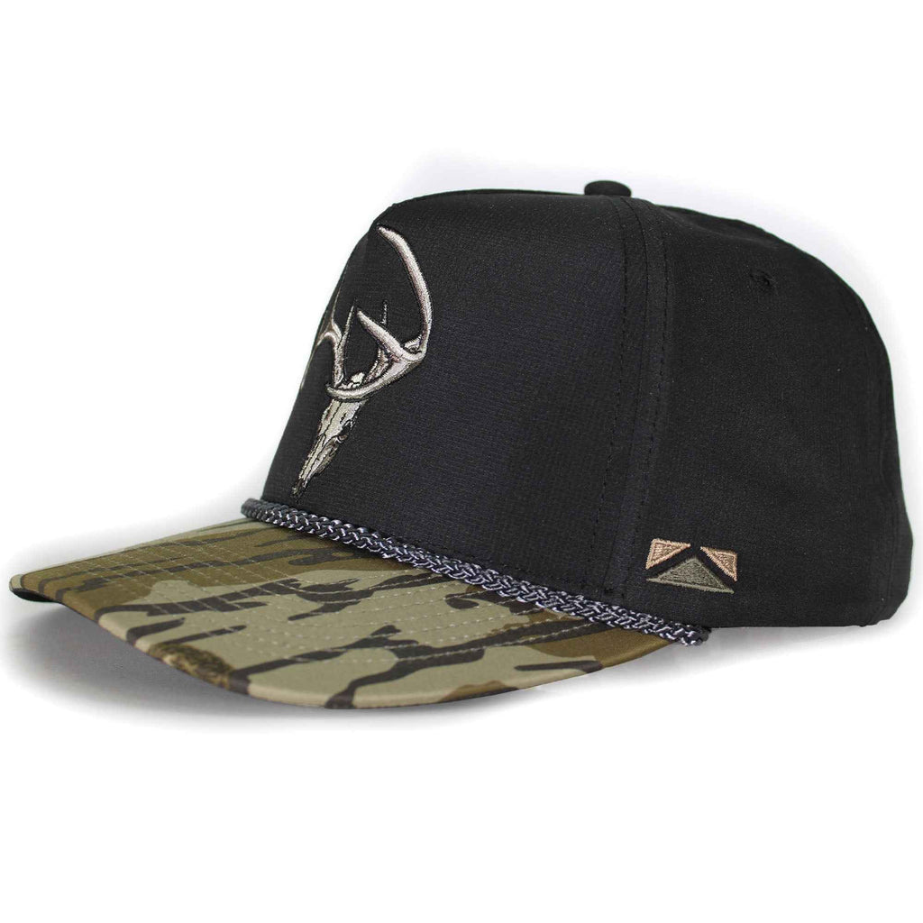 Vintage Snap-Back Bottomland Deer Skull Trucker Hat