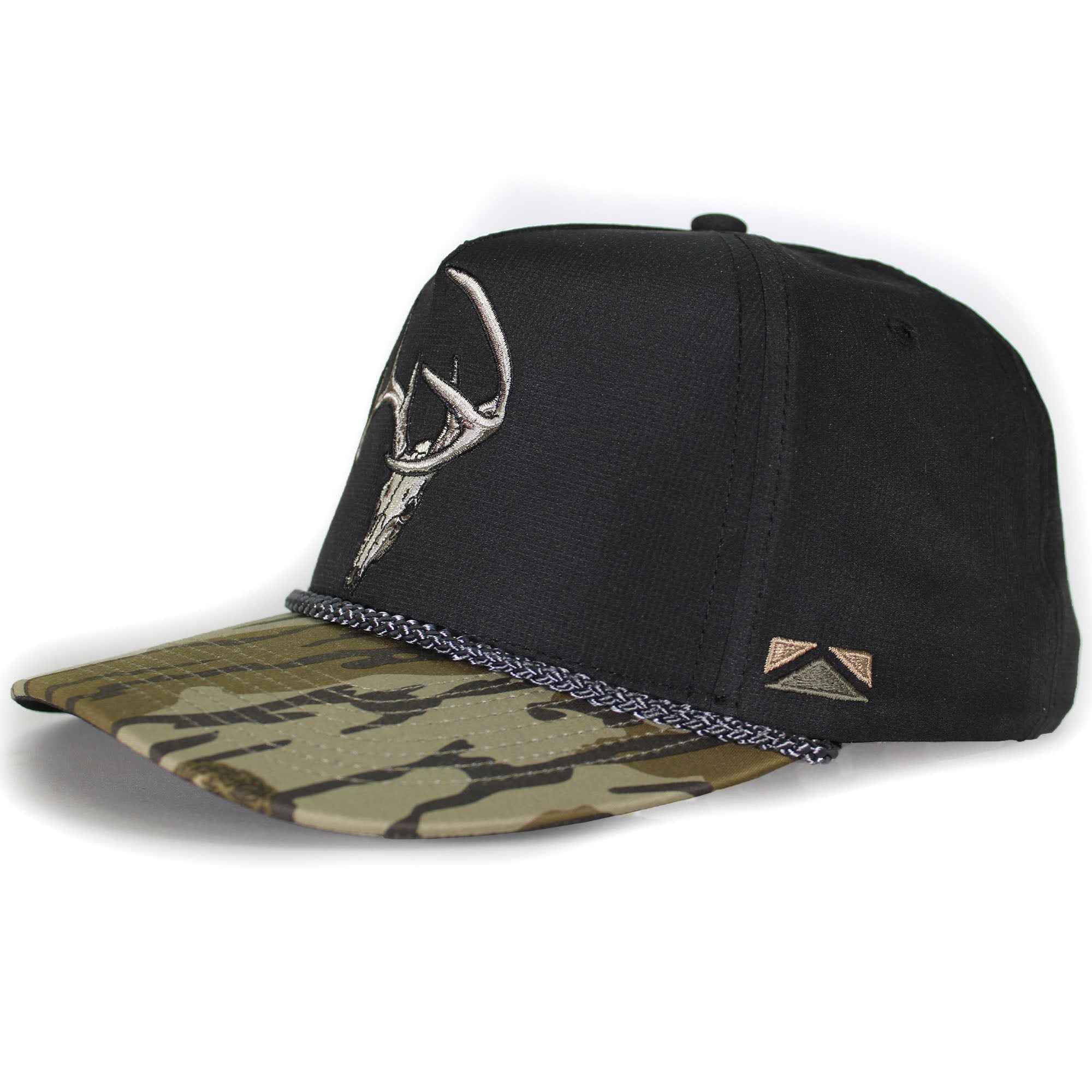 Vintage Snap-Back Bottomland Deer Skull Trucker Hat