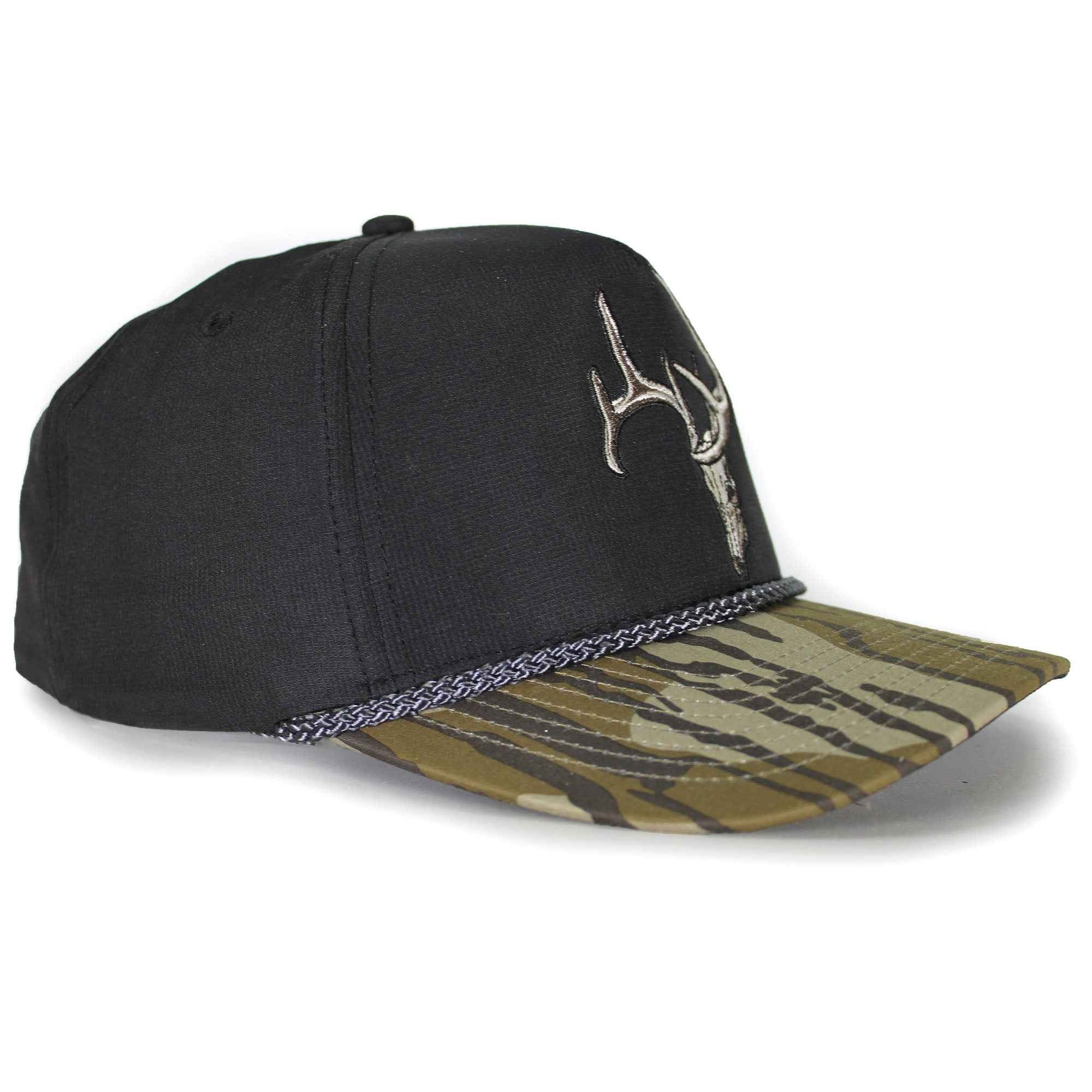 Vintage Snap-Back Bottomland Deer Skull Trucker Hat