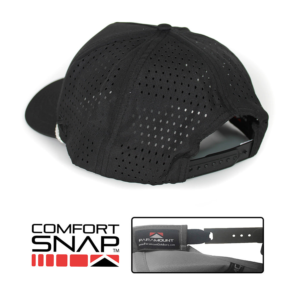 Black Lab Duck Dog 5-Panel Black Trucker Hat