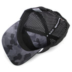 Black Lab Duck Dog 5-Panel Black Trucker Hat